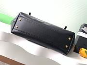 Chanel Shopping Bag Black Calfskin 31x47x11cm - 6