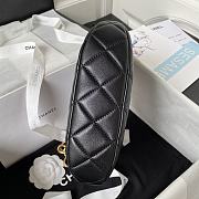Chanel Should Bag Black AS4220 Size 24x17x6cm - 4