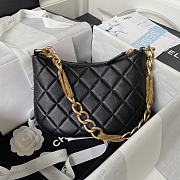 Chanel Should Bag Black AS4220 Size 24x17x6cm - 3