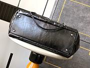 Chanel Tote Bag Black Leather Size 40CM - 4