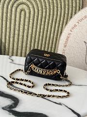 Chanel Vanity Case Bag Black Size 16x9.5x8cm - 5