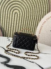 Chanel Vanity Case Bag Black Size 16x9.5x8cm - 2