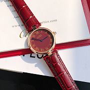 013#303 Cartier Red Watches - 1