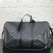 LV Keepall Bandoulière 50 Black 41414 Size 50x23x29cm - 1