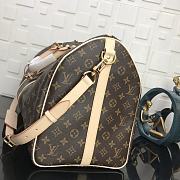LV Keepall Bandoulière 50 Brown 41414 Size 50x23x29cm - 4