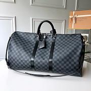 LV Keepall Bandoulière 50 Black LV 41428 Size 50x23x29cm - 1