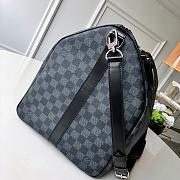 LV Keepall Bandoulière 50 Black LV 41428 Size 50x23x29cm - 5