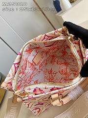 LV OnTheGo East West Pink Size 25x13x10cm - 5