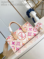 LV OnTheGo East West Pink Size 25x13x10cm - 2