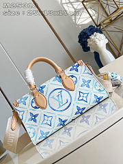 LV OnTheGo East West Blue Size 25x13x10cm - 6