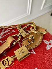 LV Speedy P9 Bandoulière50 M46961 Red Size 50x23x29cm - 6