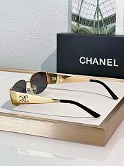 Chanel Sunglasses Black Gold 08846 - 4