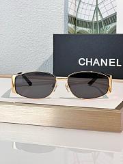 Chanel Sunglasses Black Gold 08846 - 2