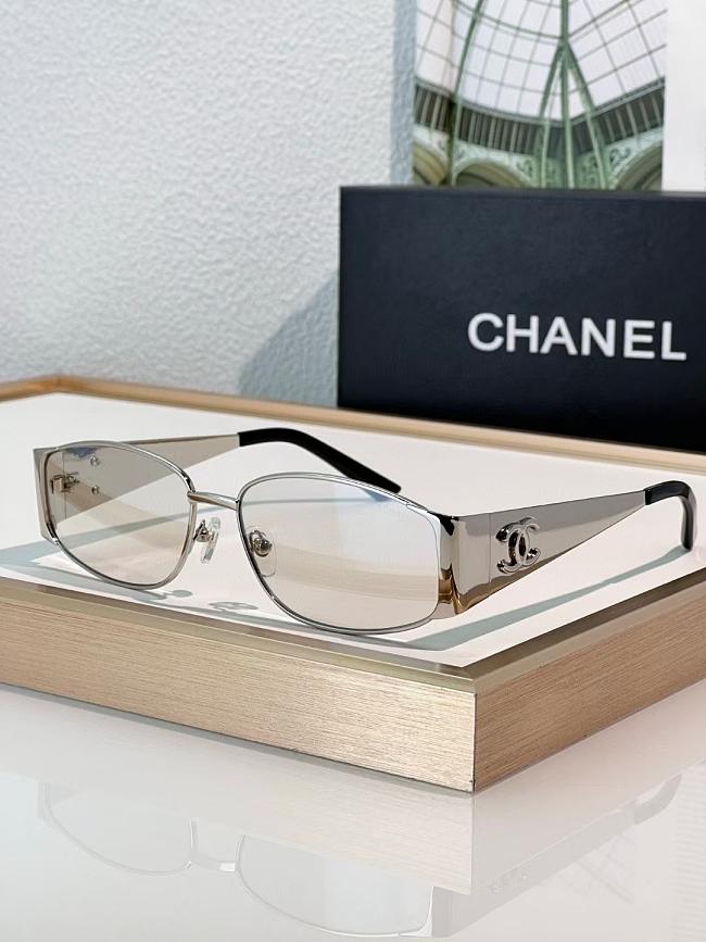 Chanel Sunglasses Silver 08846 - 1