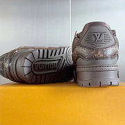 LV Maxi Trainers Dark Brown Monogram - 4