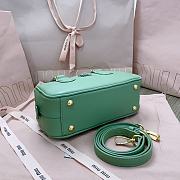 Miu Miu Arcadie Leather Bag Green 22x10x7cm - 5