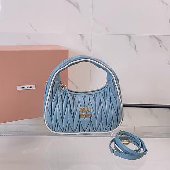 Miu Miu Blue Wander 5BC125 Size 23x13x7cm