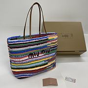 Miu Miu Crochet Tote Bag Multicolored 40x16x34cm - 6