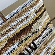 Miu Miu Crochet Tote Bag Yellow Multicolored 40x16x34cm - 3