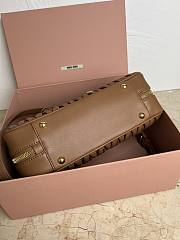 Miu Miu Matelasse Brown Pattern 5BB148 Size 27x12x9cm - 4