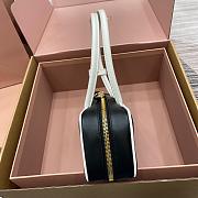 Miu Miu Mluarchive Leather Top Black 5BB173 Size 28x11x8cm - 6