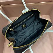 Miu Miu Mluarchive Leather Top Black 5BB173 Size 28x11x8cm - 2