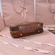 Miu Miu Patchwork Brown Bag 28x12x9cm - 4