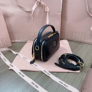 Miu Miu Pillow Bowling Bag Black Size 18x9x6cm - 3