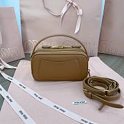 Miu Miu Pillow Bowling Bag Brown Size 18x9x6cm - 5