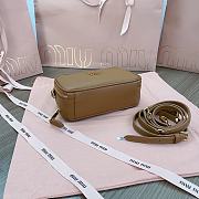 Miu Miu Pillow Bowling Bag Brown Size 18x9x6cm - 3