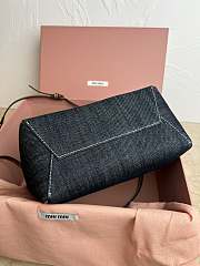 MiuMiu IVY Navy Handbag M288 Size 27x11x15cm - 2