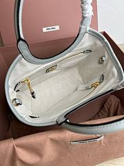 MiuMiu IVY Grey Handbag Size 27x11x15cm - 3