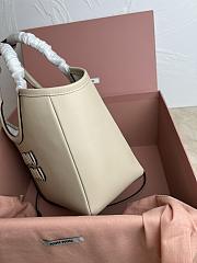 MiuMiu IVY Beige Handbag Size 27x11x15cm - 5