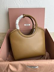 MiuMiu IVY Brown Handbag Size 27x11x15cm - 3