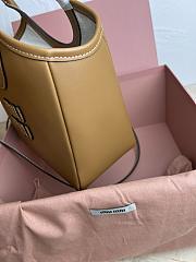 MiuMiu IVY Brown Handbag Size 27x11x15cm - 2