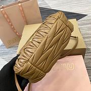 Miumiu Wander Matelasse Brown Size 23x13x7cm - 6