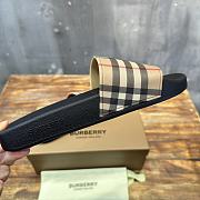 Burberry Check Slides Beige - 2