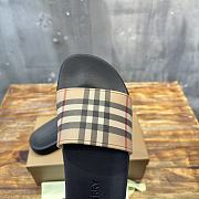Burberry Check Slides Beige - 3