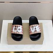 Burberry Check Slides Beige Love - 2