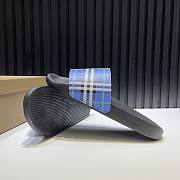 Burberry Check Slides Blue - 2