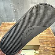 Burberry Check Slides Black Blue - 3