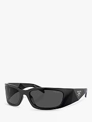 Prada PR A14S Wrap Sunglasses BlackGrey - 3