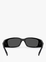 Prada PR A14S Wrap Sunglasses BlackGrey - 4