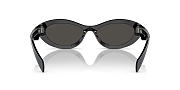 Prada Oval Black Dark Grey PR26ZS Black - 3