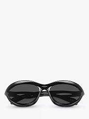 Prada 0PR A23 Women's Wrap Sunglasses Black - 5