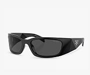 Prada PR A14S Wrap Sunglasses BlackGrey - 1