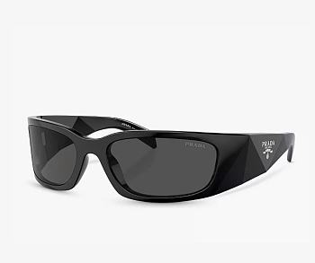 Prada PR A14S Wrap Sunglasses BlackGrey