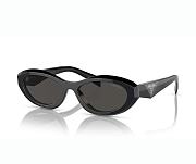Prada Oval Black Dark Grey PR26ZS Black - 1