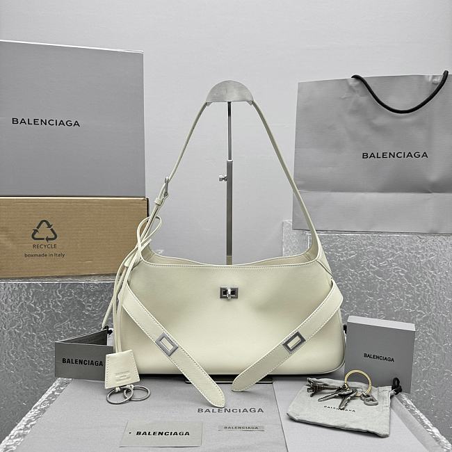 Balenciaga Bel Air Bag White Size 35x10x17cm - 1