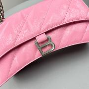 Balenciaga Crush Pink Bag Size 25x15x9cm - 4